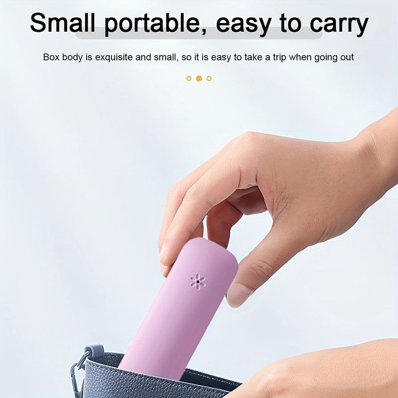 Portable White UVC Toothbrush Cleaner Box Automatic Ultraviolet Sanitizer Travel Home Protection Case - Image 2