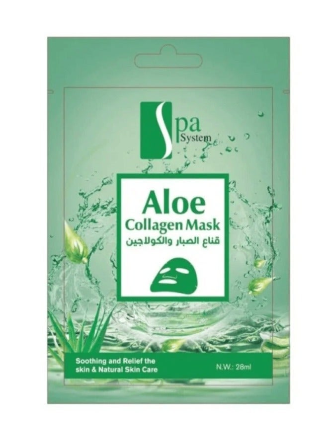 Spa System Collagen and Aloe Vera Facial Mask Spa System - Image 3