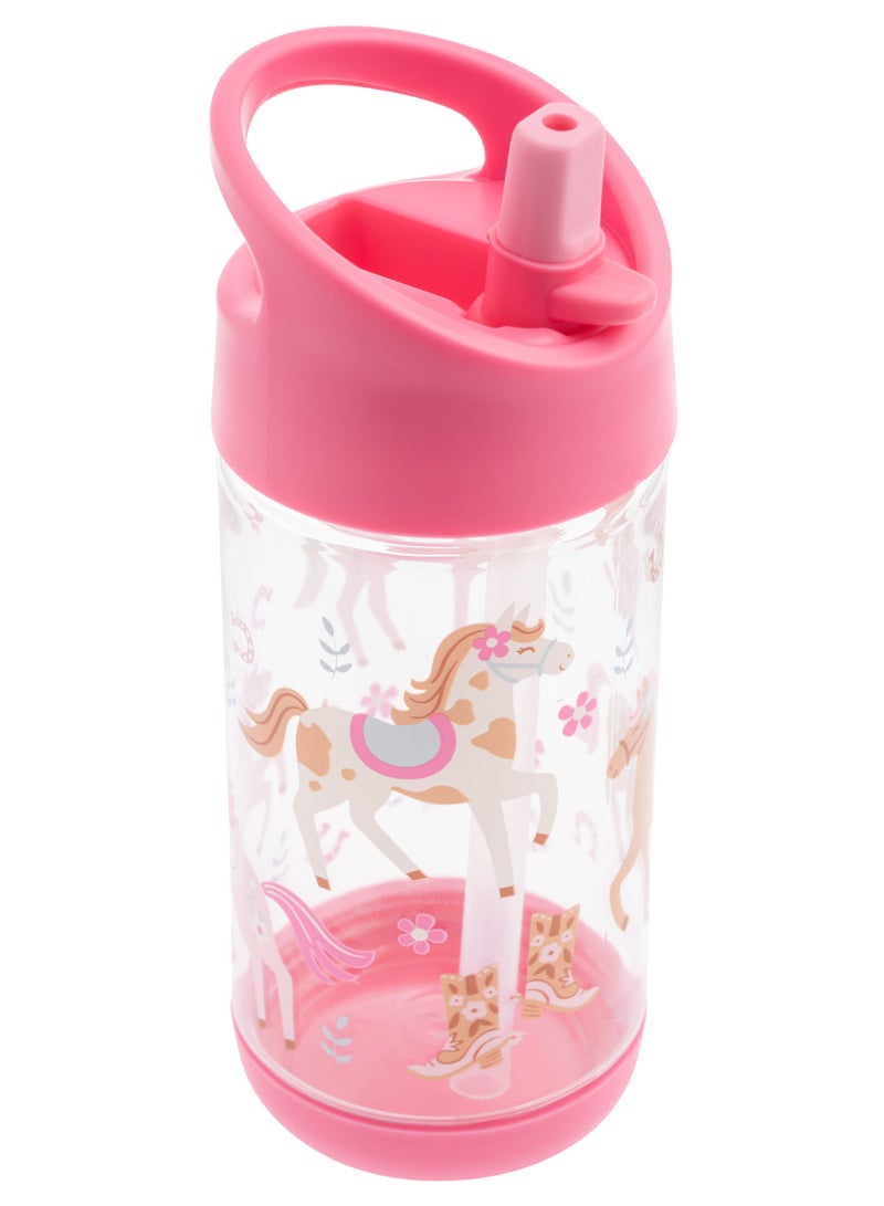 Stephen Joseph Kids Flip Top Bottle - Horse  - Image 1