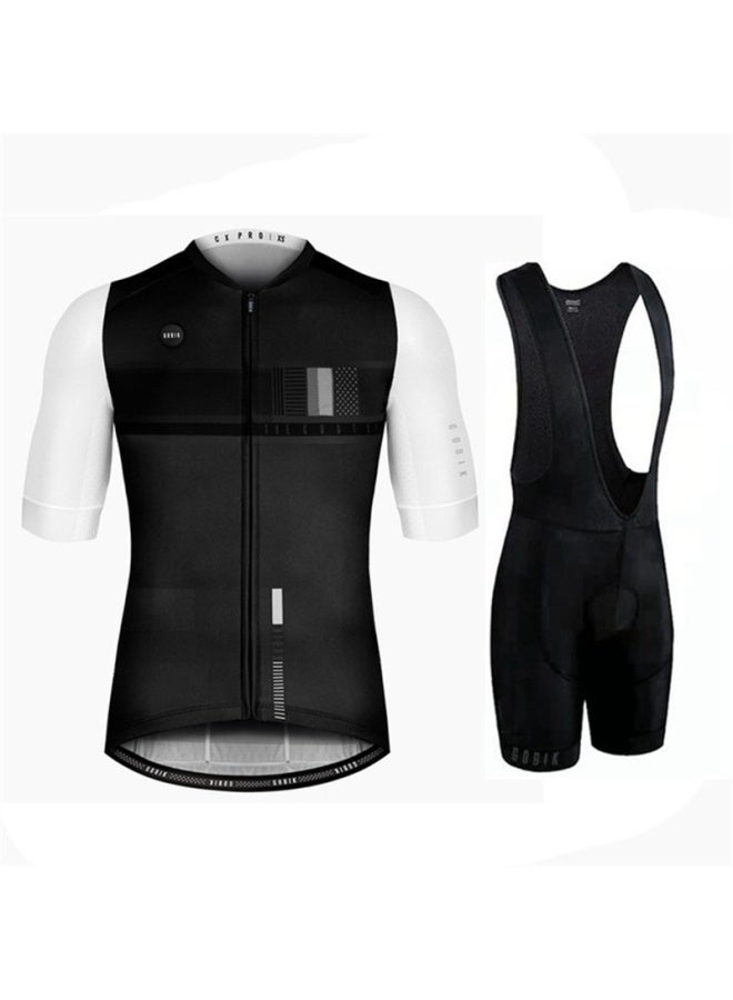 Short Sleeve Strap Shorts Cycling Suit Gobik Bicycle Silicone Cushion