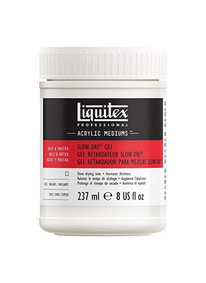 reeves liquitex professional slow-dri blending gel medium, 8-oz- Multi color  - Image 1