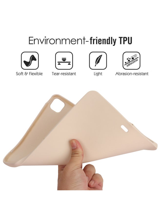 Generic - Applicable IPad Air5 Protective Case 7/8/9 Generation 10.2 Skin-friendly Feel Mini6 Simple TPU All-inclusive Tablet Case-Color:Dark Green-Applicable Model:iPad Mini1/2/3/4/5 - Image 1