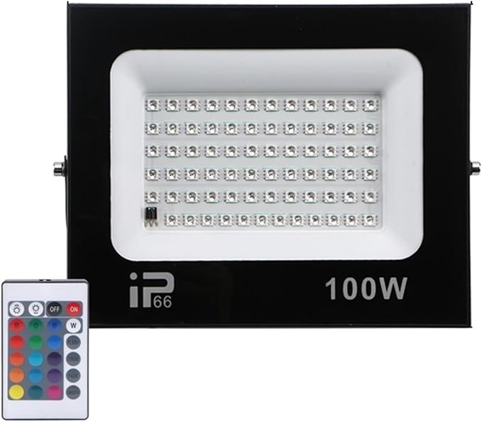 RGB And Cold Light 100W IP66 Waterproof Outdoor Flood Light Wall Lamp Landscape Lighting - Image 1