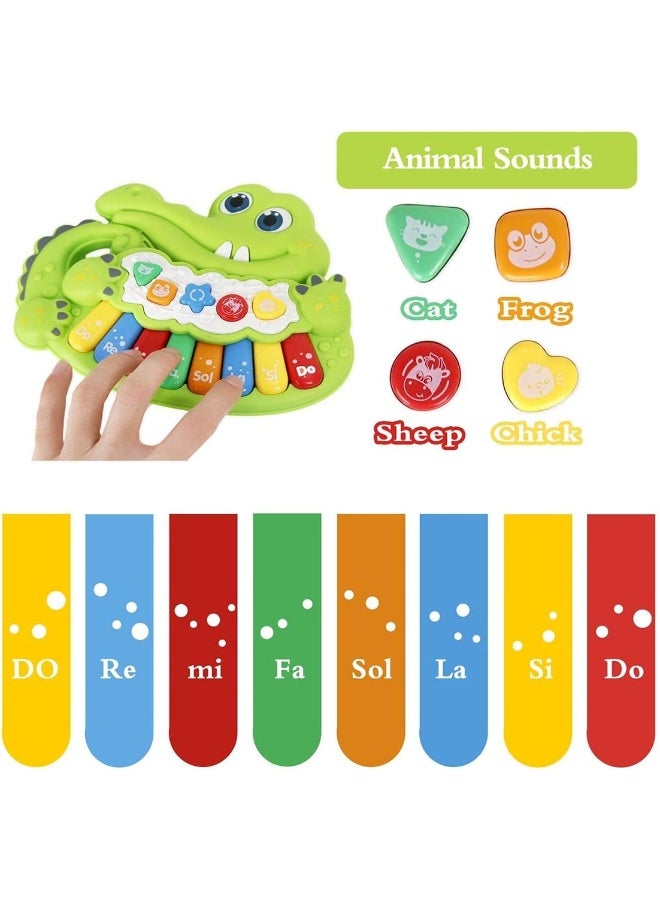 Supwell Crocodile Musical Piano Toys for Baby and Toddler - Image 2