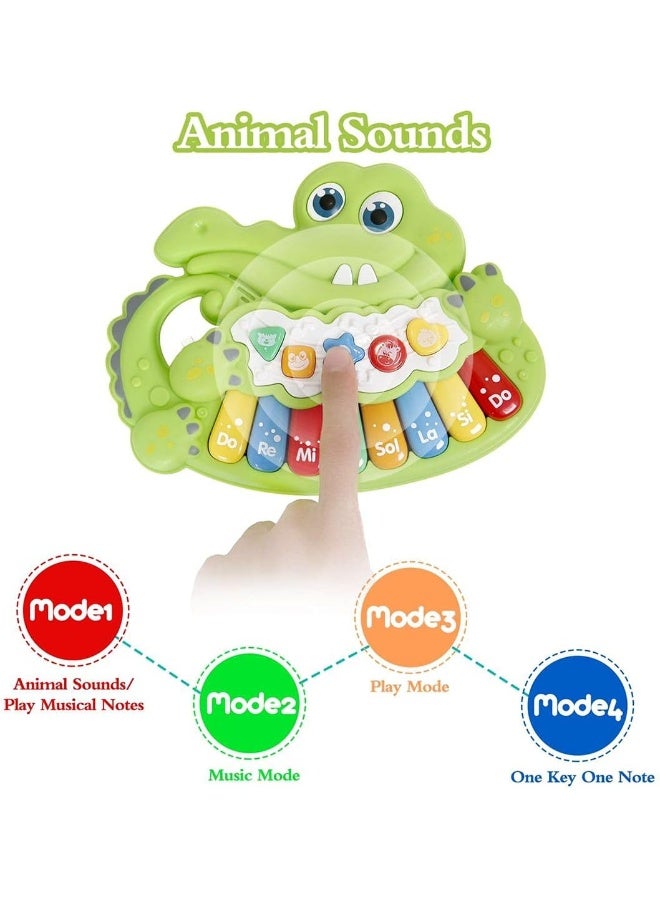 Supwell Crocodile Musical Piano Toys for Baby and Toddler - Image 3