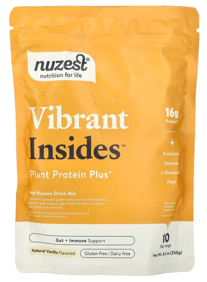 Nuzest بروتين نباتي بلس™ فانيليا طبيعية 8.8 أونصة (250 جرام) - Image 1