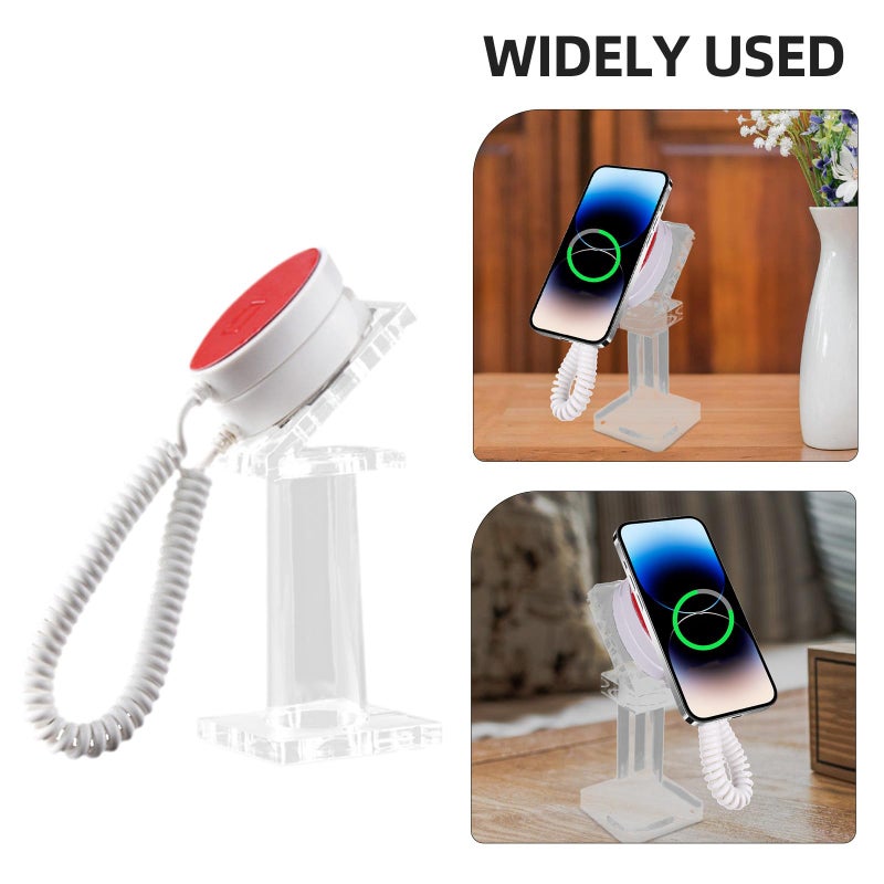 Anti Theft Desktop Phone Stand With Acrylic Security Chain For Retail Use - Image 4