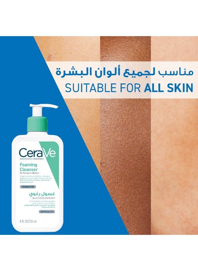 CeraVe Foaming Cleanser for Normal To Oily Skin 236ml
