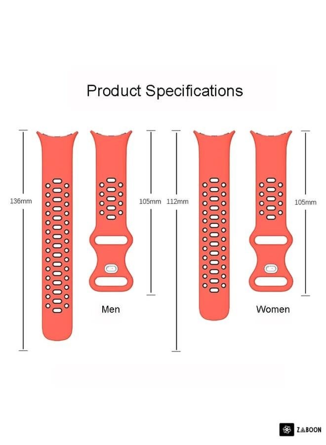 Zaboon Google Pixel Watch Two-Color Silicone Watch Band Man  - Image 4