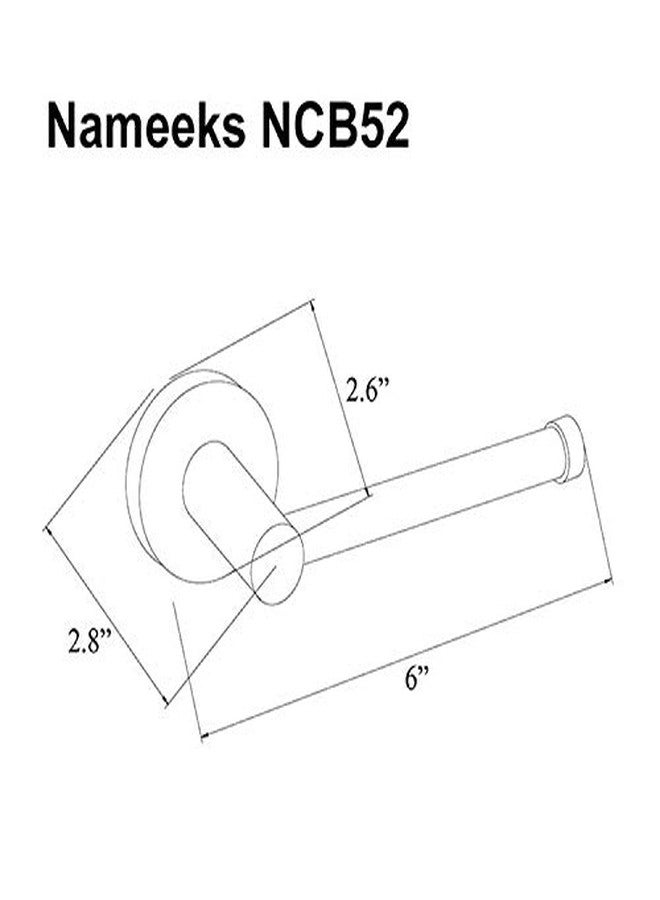 Nameeks NCB52 Toilet Paper Holder, One Size, Black - Image 2