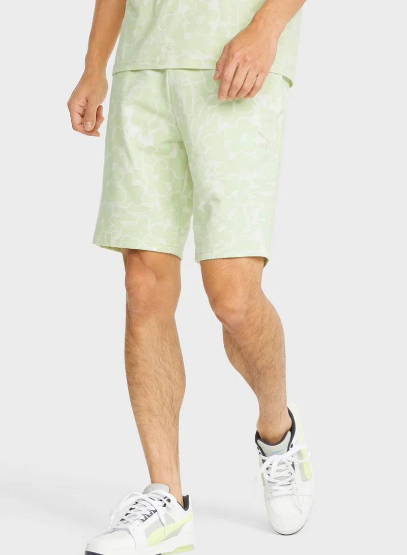 PUMA 10" Classic Summer Resort Aop Shorts