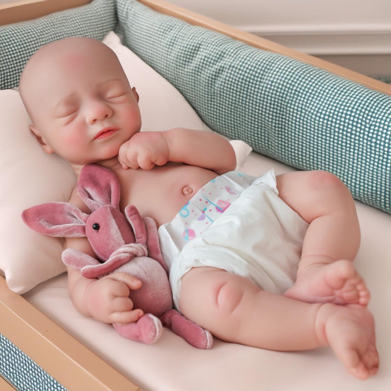 BABESIDE Lifelike Reborn Baby Dolls Boy 16 Inch Weights 4 lbs Anatomically Correct Silicone Reborn Boy Realistic Newborn Doll Real Life Doll with Gift Box - Image 2