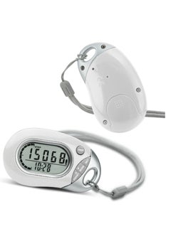 Excefore 3D Pedometer for Walking, Electronic 3D Sensor High Accuracy White Simple Step Counter, 3D Pedometer for Walking Step Tracker, Accurately Track Steps for Men Women Kids Adults Seniors  - Image 4