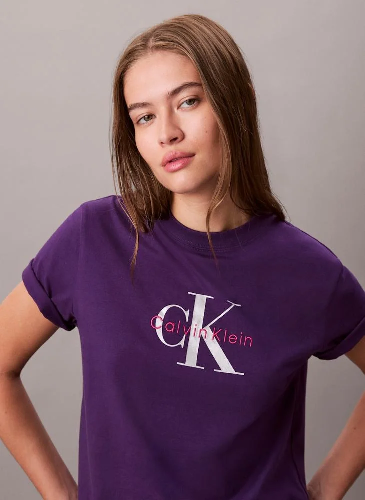 Calvin Klein Jeans Graphic Crew Neck T-Shirt
