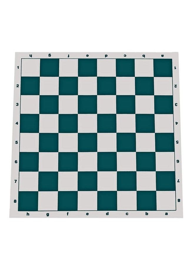 WE Games Tournament Roll Up Vinyl Chess Board Green And White  - Image 1