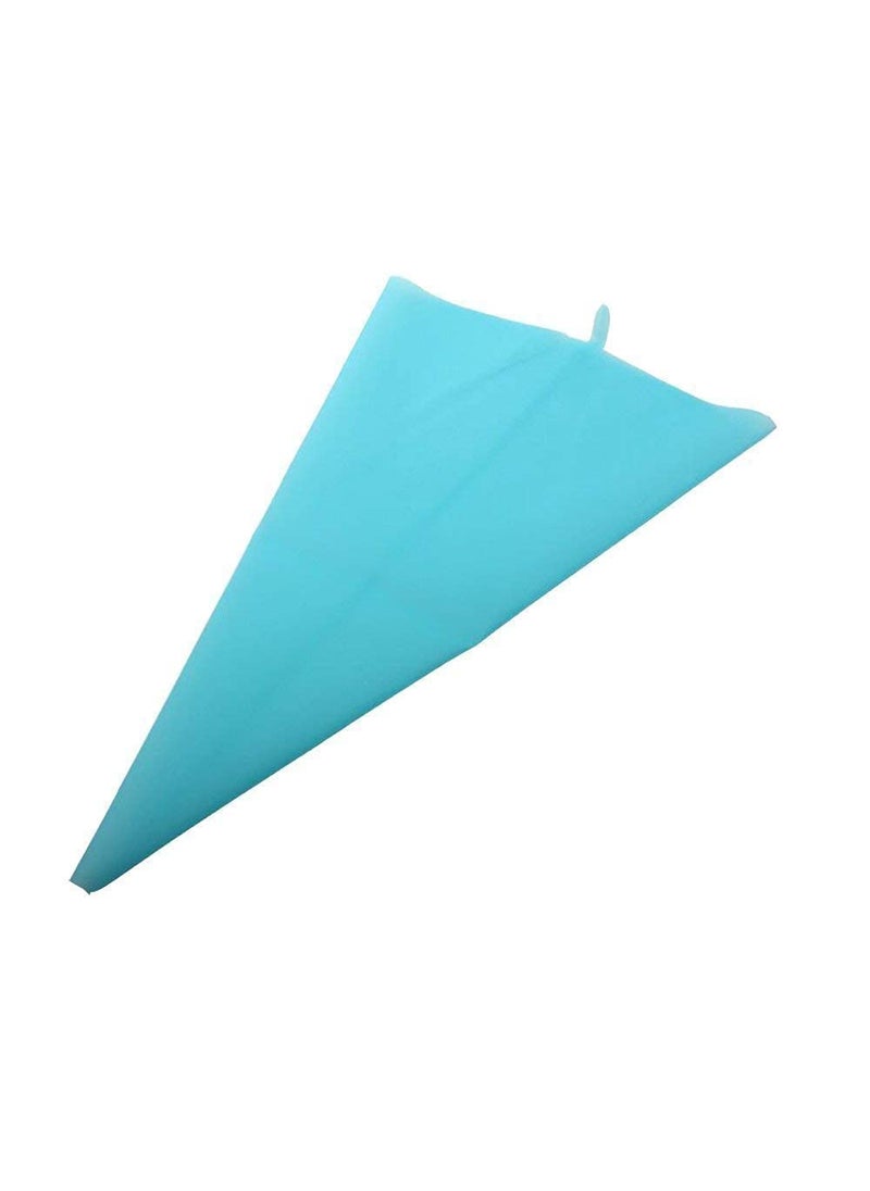 BAKING SET Baking Set 30 cm Professional Reusable Silicone IcingPiping Bag for CakePastryCupcake Decorating Blue Pack of 2  - Image 5