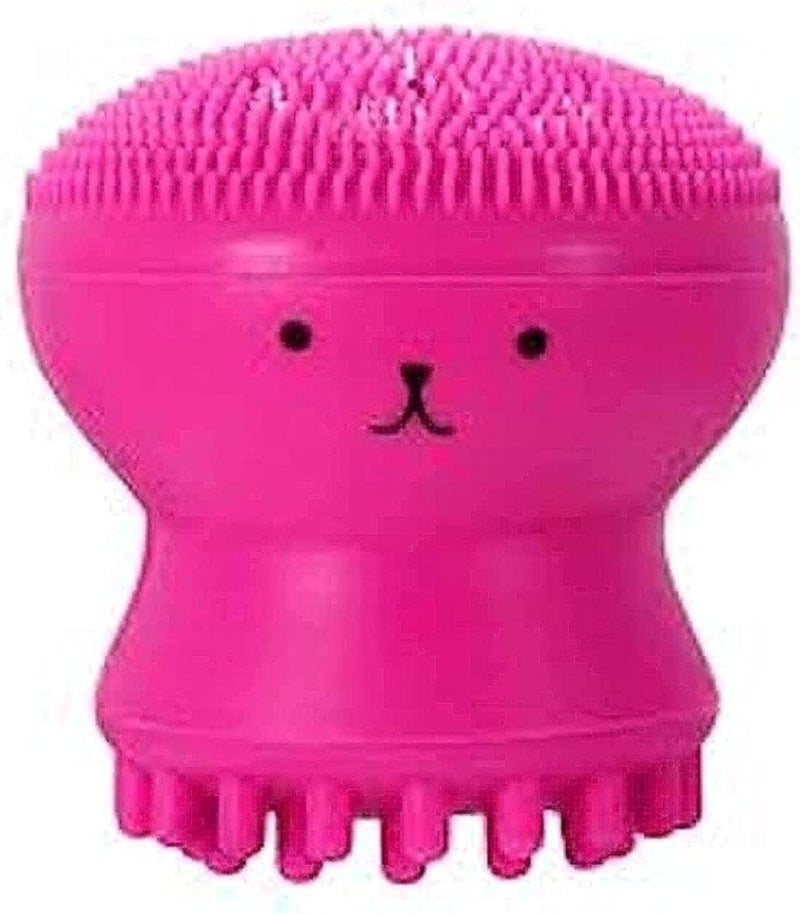 فرشاة سيليكون مقشرة على شكل قنديل البحر من إيتود هاوس ماي بيوتي تول - فوشيا