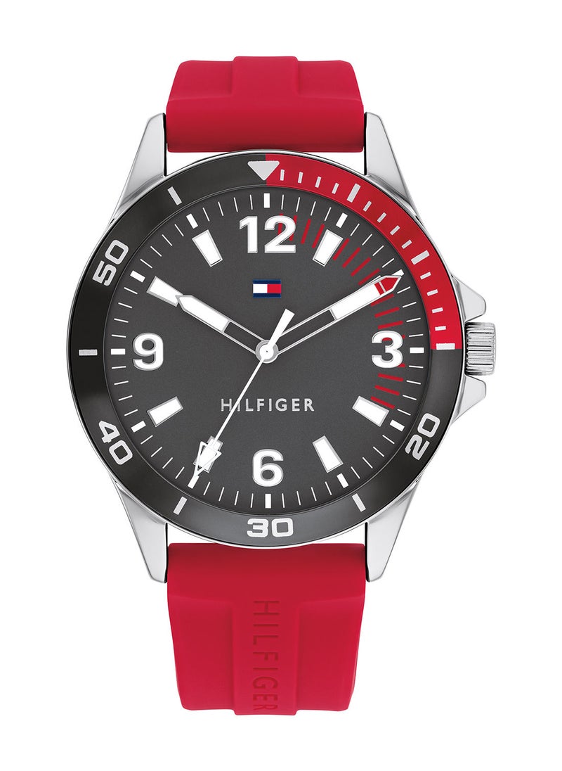 TOMMY HILFIGER - Men's Silicone Analog Wrist Watch - 1791867 - Image 1