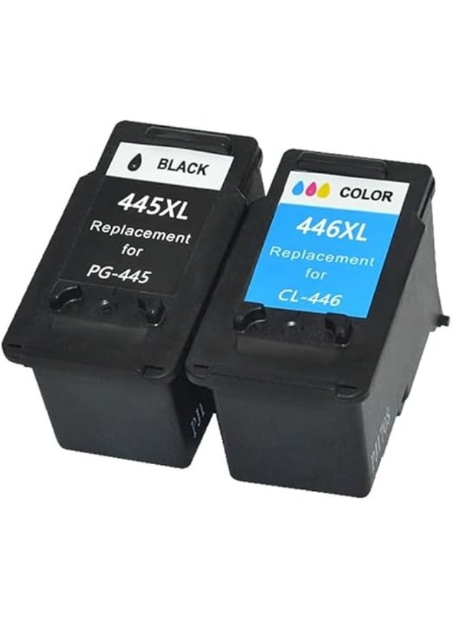 Terabyte PG-445XL CL-446XL Compatible PG-445XL CL-446XL Ink Cartridge for Canon Printer, Black and Tri-Color, 1200 Page Yield, Works with MG2440 MG2545S MG2940 MX494 TR4540 IP2840 - Image 2