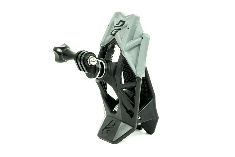 Dango Design Gripper Mount - Universal Clamp Mount for Action Cameras, Use as a Mount on Motorcycle, Powersports Helmets & More (Stealth Black) - Image 1
