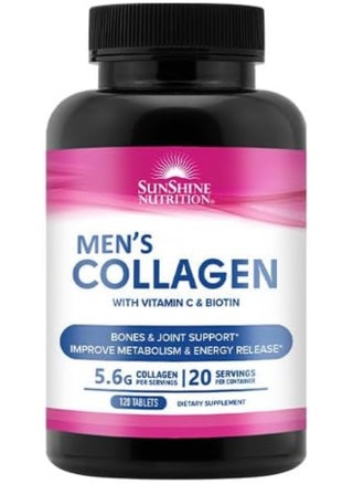 Men'S Collagen With Vitamin C And Biotin 5.6G Collagen For Bones And Joint Support Improves Metabolism And Release Energy 120 Tablets - pzsku/ZD485E600DCB8B66CDF9BZ/45/_/1721228883/02d1ce5d-62c6-4c17-9940-fc22433f4d03