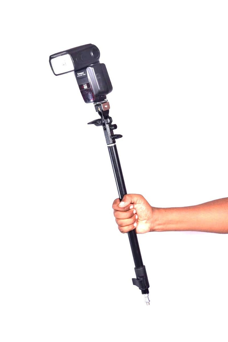 SHOPEE عصا المسافة للتصوير، عمود حامل ضوء خلفي قابل للتعديل مع برغي قياسي (1/4'' 3/8'') 45CM-76CM - Image 5