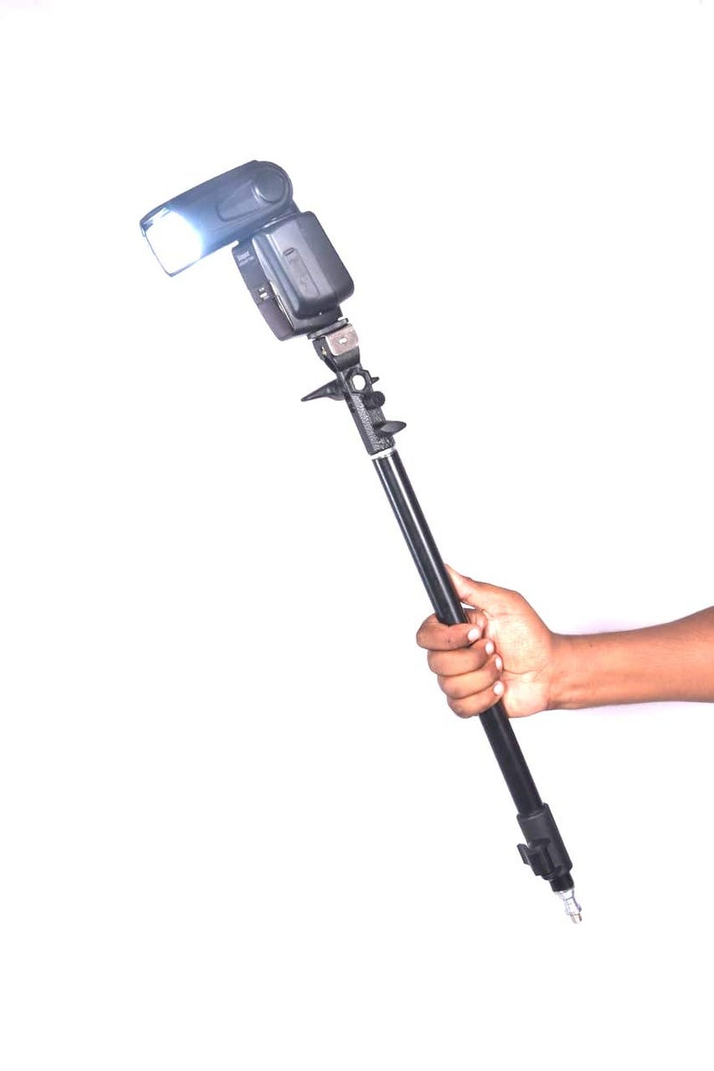 SHOPEE عصا المسافة للتصوير، عمود حامل ضوء خلفي قابل للتعديل مع برغي قياسي (1/4'' 3/8'') 45CM-76CM - Image 4