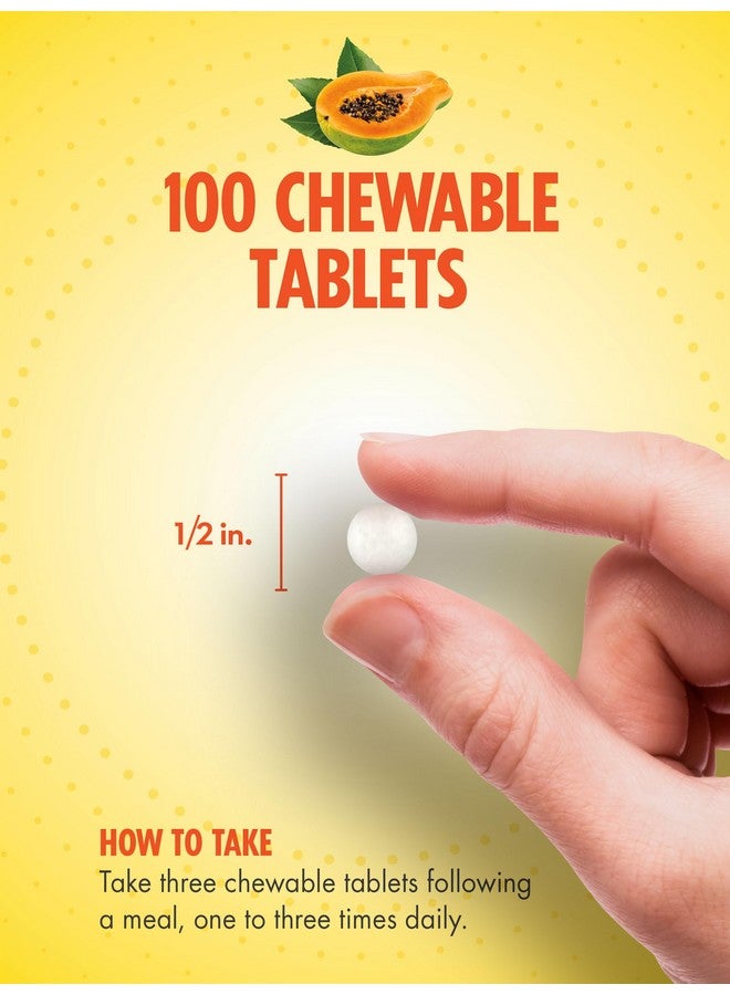 Sundance Papaya Enzymes | 100 Chewable Tablets | Natural Tropical Flavor | Vegetarian, Non-GMO and Gluten Free Supplement - Image 4