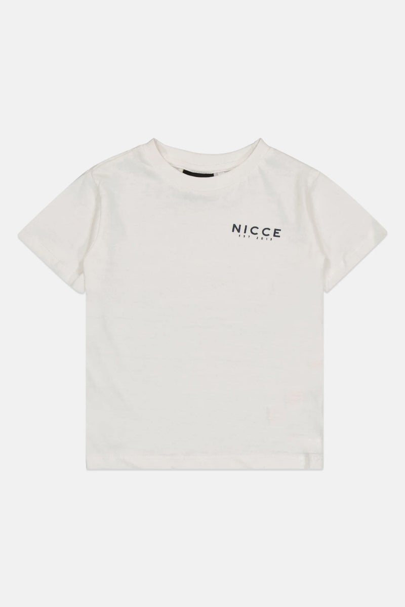 Nicce طقم تي شيرت وسويت شيرت وسروال رياضي للأطفال الأولاد 3 قطع بشعار العلامة التجارية، متعدد الألوان - Image 2