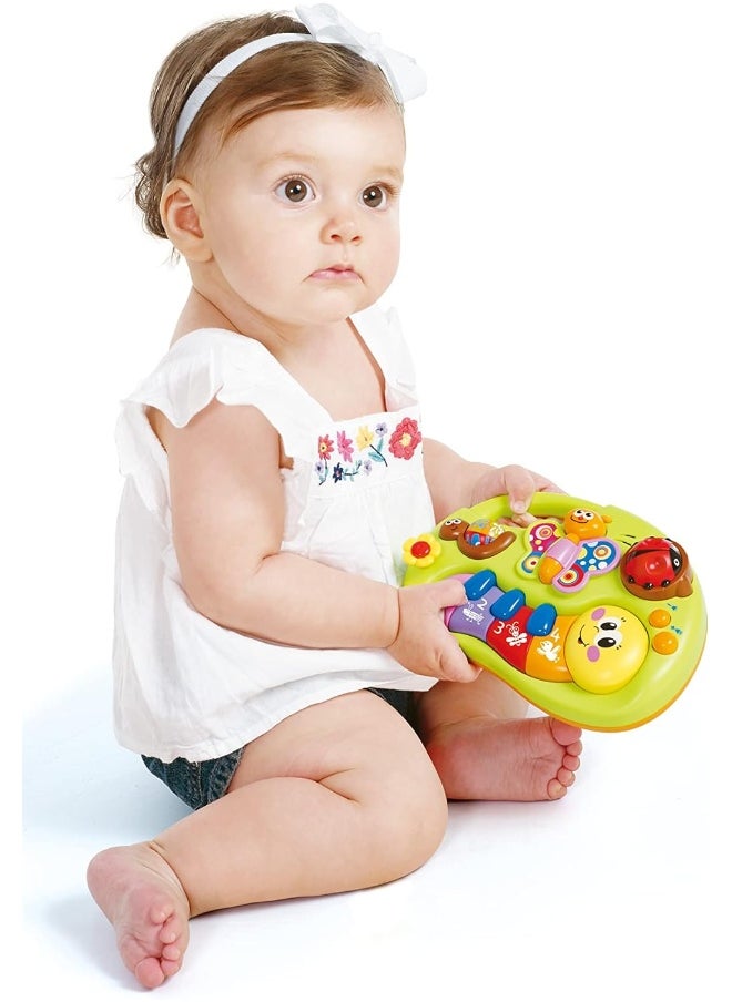 HOLA Smile Face Fun Keyboard - Interactive Baby Piano With 2 Modes (Learning & Music), Educational Toy With 1-2-3’S, Colors, Sounds, Musical Notes, And Sensory Stimulation For Toddlers 6M+  - Image 2