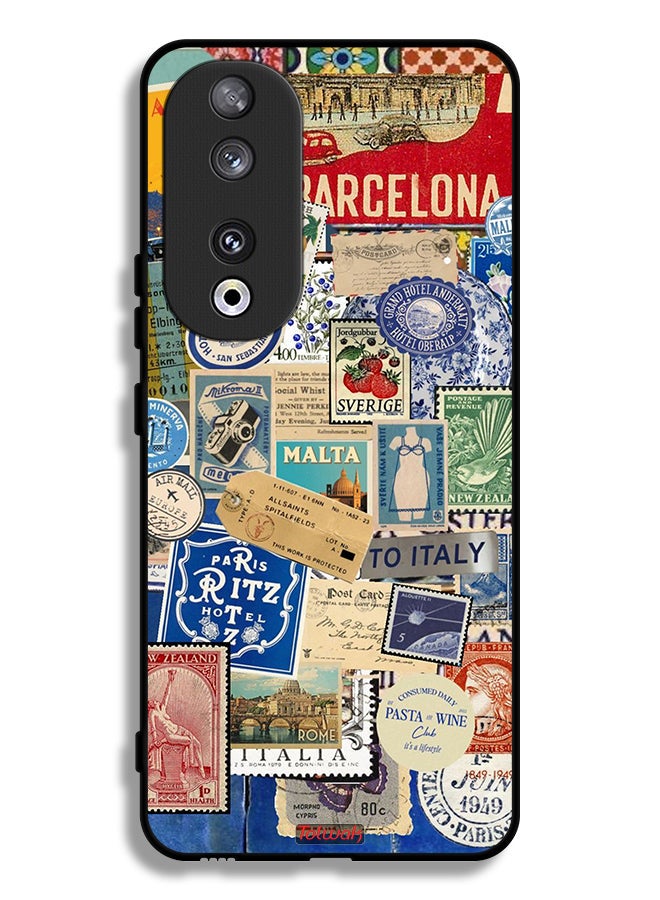 Tolwak Honor 90 Protective Case Cover Stickers Of Different Cities - Image 1