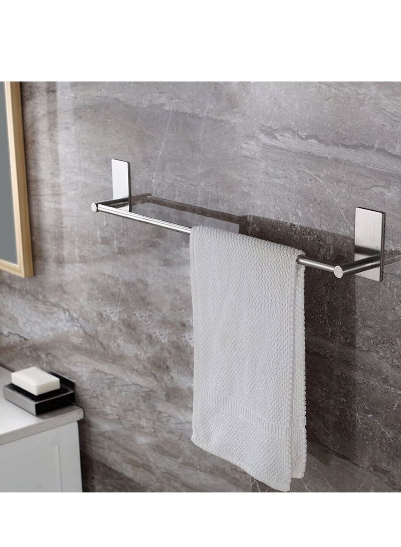 MIXDE رف المناشف، شريط المناشف الفولاذ المقاوم للصدأ 304 | ضد الصدأ وضد الماء | ذاتية اللصق | تحمل قوي | قوي | حامل أدوات تنظيف منشفة الحمام للحمام - Image 1