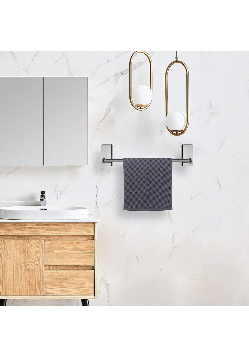 MIXDE رف المناشف، شريط المناشف الفولاذ المقاوم للصدأ 304 | ضد الصدأ وضد الماء | ذاتية اللصق | تحمل قوي | قوي | حامل أدوات تنظيف منشفة الحمام للحمام - Image 2