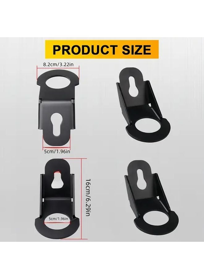 4 قطع من السوداء UTV أربطة الربط خطافات لـ Can Am Maverick X3 2017-2024 - Image 3