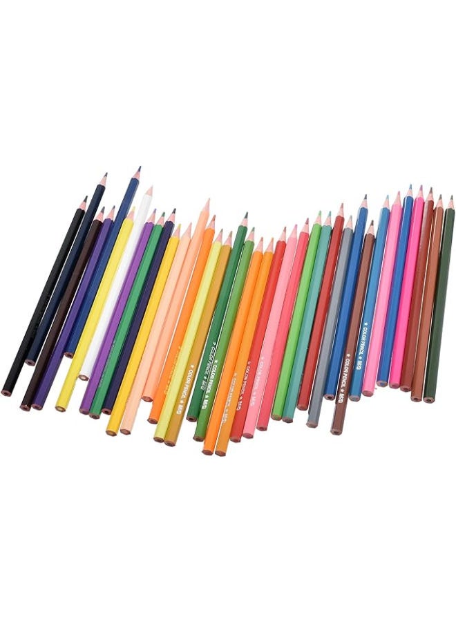 M&G Wood Colored Pencils, Colorful Art Creation, Smooth Lead, 36 Colors - Image 1