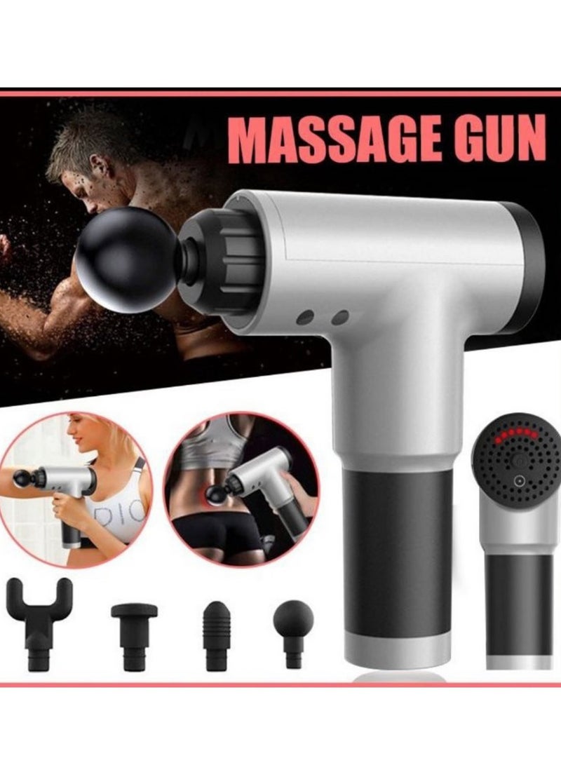Experience Instant Muscle Relief with the Professional Massage Gun – Deep Tissue Power for Effective Recovery and Relaxation, Perfect for Athletes and Fitness Enthusiasts, Featuring a Safe Lithium Battery, Multiple Intensity Levels, and Portable USB Charging for Ultimate Convenience Anywhere, Anytime - Image 3