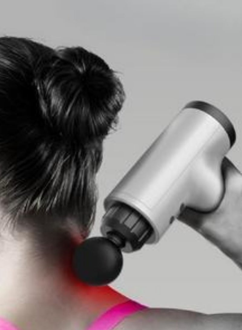 Experience Instant Muscle Relief with the Professional Massage Gun – Deep Tissue Power for Effective Recovery and Relaxation, Perfect for Athletes and Fitness Enthusiasts, Featuring a Safe Lithium Battery, Multiple Intensity Levels, and Portable USB Charging for Ultimate Convenience Anywhere, Anytime - Image 1