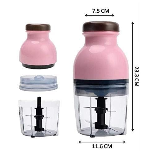 Dcloud ABS Plastic Capsule Cutter Quatre Mini Electric Multipurpose Food Chopper Processor Blenders - Image 3