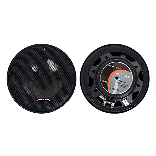 Nippon Power NFC-PS-160C Dual Cone Inside Coaxial One Way Car Speaker Box for All Vehicles_400W (160mm, Black) - Image 1