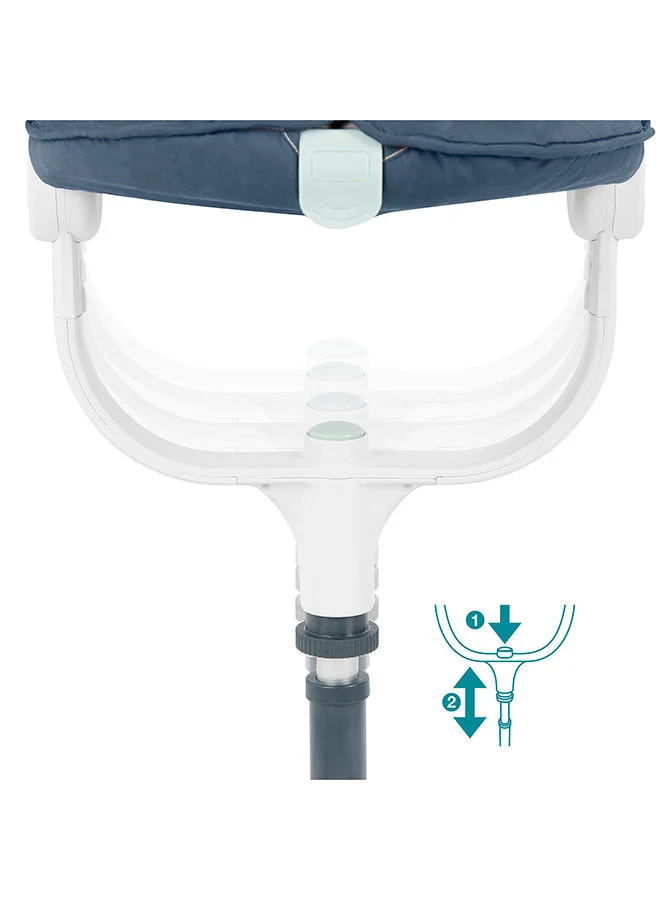 babymoov Swoon Air, 360° High Baby Bouncer, Electric Baby Swing Rocker With Motion Sensor, 5 Swing Speeds, 2 Rocking Modes, 8 Lullabies, Mini-Usb Adapter, Removable Play Arch, 0+