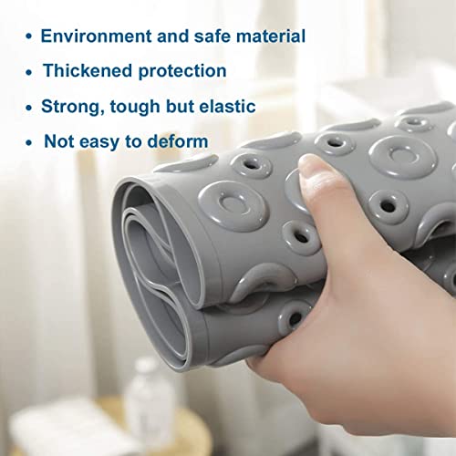TAGPR Door Bathroom Anti Slip for Entrance mat for Bathroom Floor Foot Anti Skid Bathtub Shower mat Suction Cups (Design 1 | 70 X 40) - Image 4