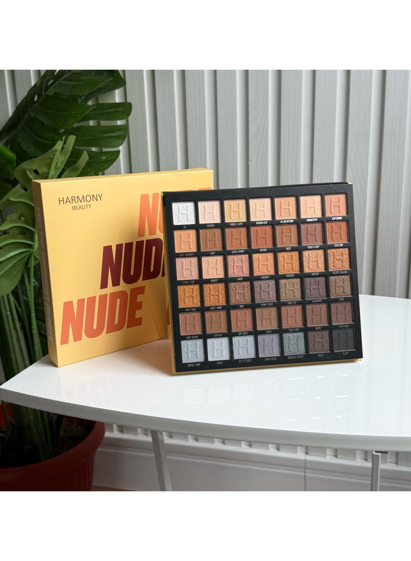 Harmony Perfect Eyeshadow Palette - 42 Highly Pigmented Colors - Image 3