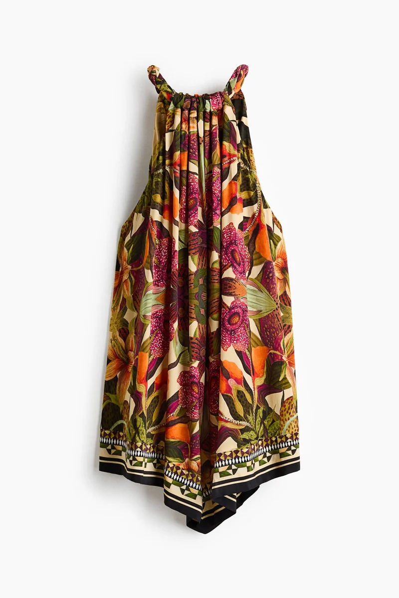 H&M  Patterned handkerchief dress for Women | Best Price UAE