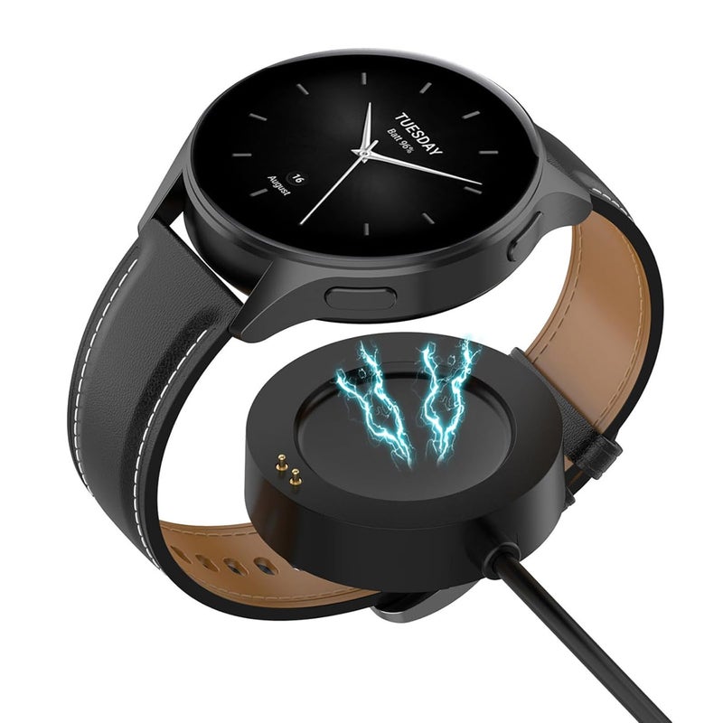 كابل قاعدة شحن بديل من متوافق مع ساعة Xiaomi Watch S3 / Watch H1 / Watch 2 Pro / Watch S2، كابل USB مع شاحن مغناطيسي لحامل الساعة الذكية (1 متر / 3.3 قدم) - Image 3