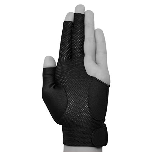 Kamui Billiard GLOVE QuickDry, for LEFT Hand, Black (L) - Image 3