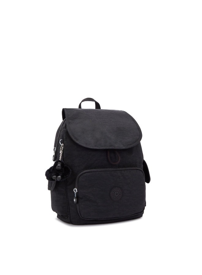 kipling City Pack Small Backpack Black Noir - Image 4
