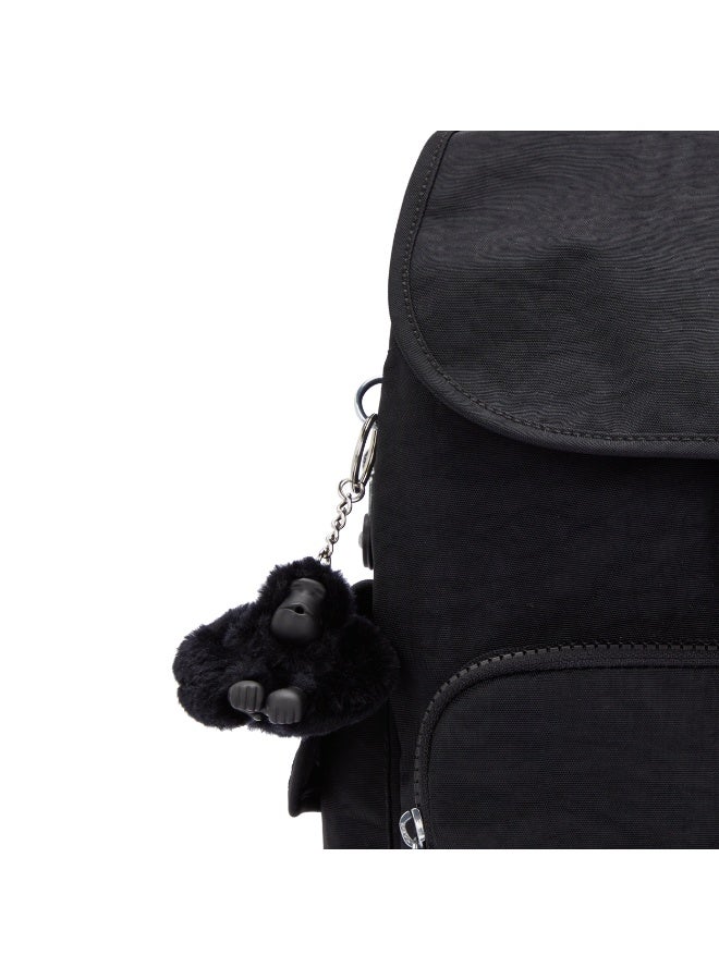 kipling City Pack Small Backpack Black Noir - Image 5
