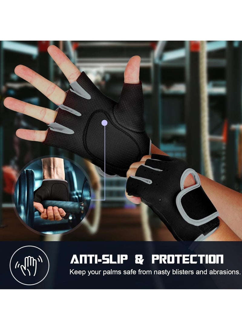 Generic Workout Gloves - Weight Lifting Gloves for Men and Women, Breathable Half Finger Exercise Gloves for Weight Training, Pull Up, Gym Fitness, Home Work Out - Image 2