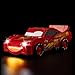 BrickSoul Light Up Kit Compatible with Lego Speed Champions Lightning McQueen 77255 Building Set Upgrade Design Lighting Accessories CableHiding Tech for Display 77255 Set NOT Included - Image 2