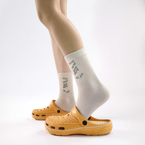 INMINPIN Women and Men Orthopedic Clogs Arch Support Garden Shoes Sandals Slippers with Plantar Fasciitis Feet Insoles,Bright Yellow,12.5-13.5 Women/11-11.5 Men - Image 2